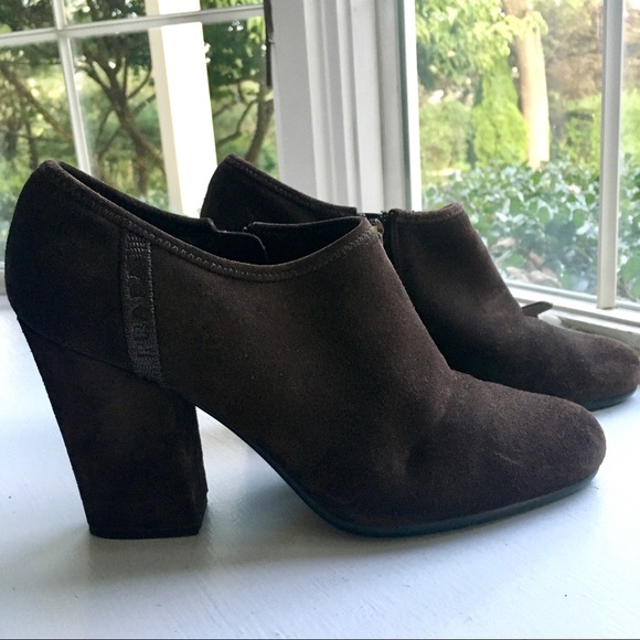 Prada Suede Brown Booties - Picture 4 of 4
